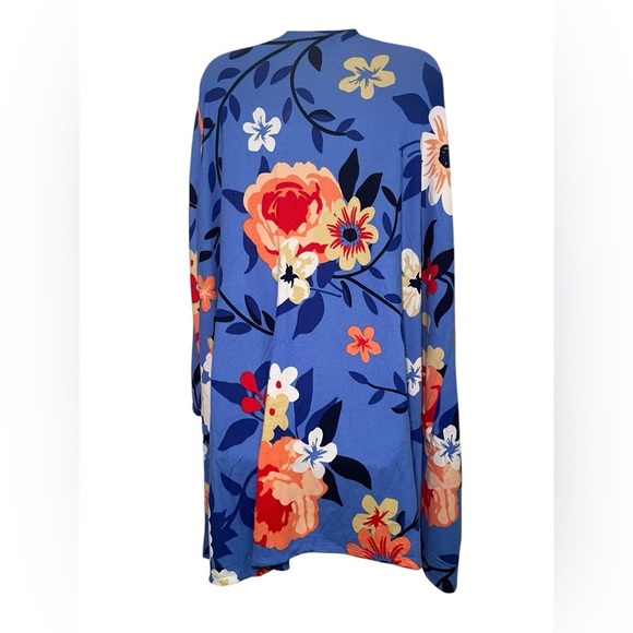 Lularoe New NWT Floral Caroline Open Cardigan Size XL - Picture 3 of 7